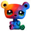 Игрушка 'Петшоп из мешка - Медвежонок Радуга', серия 6, Littlest Pet Shop, Hasbro [38654-2584] - 2584.lillu.ru.jpg