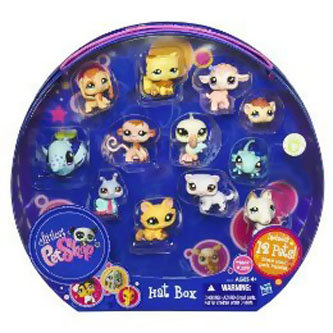 Подарочный набор 'Шляпная коробка' с 12 зверюшками, Littlest Pet Shop, Hasbro [20713] Подарочный набор 'Шляпная коробка' с 12 зверюшками, Littlest Pet Shop, Hasbro [20713]