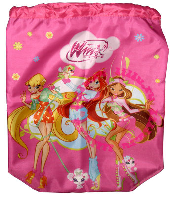 Мешок для сменной обуви 'Winx Club - Love&amp;Pet', плотная ткань [МО-21-33/W] Мешок для обуви 'Winx Club - Love&Pet', плотная ткань [МО-21-33/W]