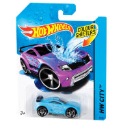 Модель автомобиля Drift Tech, изменяющая цвет: сиреневый-в-голубой, из серии 'Color Shifters', Hot Wheels, Mattel [BHR60]