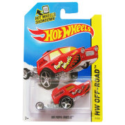 Коллекционная модель автомобиля HW Poppa Wheelie - HW Off-road 2014, красная, Hot Wheels, Mattel [BDC90]