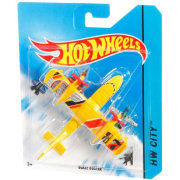 Коллекционная модель самолета Blaze Buster - HW City 2014, желтая, Hot Wheels, Mattel [CHY63]