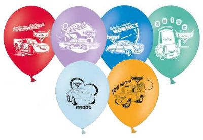 Шар 30 см с рисунком 'Тачки - Дисней' (Disney Cars), 100шт [1103-0811] Шар 30 см с рисунком 'Тачки - Дисней', 100шт [1103-0811]