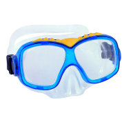 Силиконовая маска для ныряния 'Hydro Force Pro', с 14 лет, с голубой вставкой, Bestway [22034]