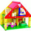 Деревянная развивающая игрушка-конструктор 'Разноцветный дом', развивающая игра-конструктор, Benho [YT8449] - YT8449.jpg