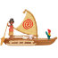 Игровой набор 'Путешествие на каноэ' (Adventure Canoe), 8 см, 'Моана', Hasbro [B8303] - Игровой набор 'Путешествие на каноэ' (Adventure Canoe), 8 см, 'Моана', Hasbro [B8303]
