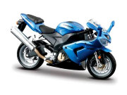 Модель мотоцикла Kawasaki Ninja ZX-10R, 1:18, синяя, Bburago [18-51014]
