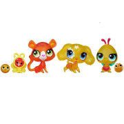 Игровой набор 'Желто-оранжевые' из серии 'Малыши-кругляши', Littlest Pet Shop [A4127]