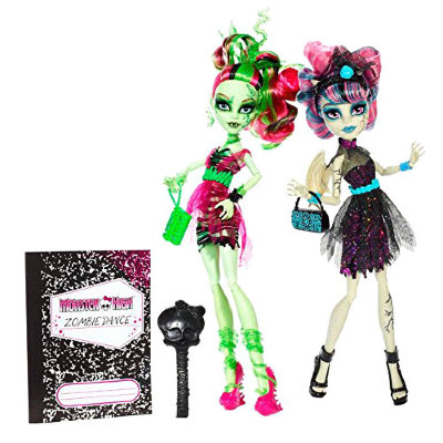 * Набор кукол &#039;Рошель Гойли и Венус МакФлай&#039; (Rochelle Goyle &amp; Venus McFlytrap), из серии &#039;Zombie Shake&#039;, Monster High Mattel [BJR17] Набор кукол 'Рошель Гойли и Венус МакФлай' (Rochelle Goyle & Venus McFlytrap), из серии 'Zombie Shake', Monster High Mattel [BJR17]