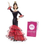 Барби Испания (Spain Barbie Doll) из серии 'Куклы мира', Barbie Pink Label, коллекционная Mattel [X8421]