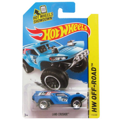 Коллекционная модель автомобиля Land Crusher - HW Off-road 2014, синяя, Hot Wheels, Mattel [BDC98] Коллекционная модель автомобиля Land Crusher - HW Off-road 2014, синяя, Hot Wheels, Mattel [BDC98]

