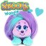 Мягкая игрушка 'Шнукс Вуги' (Shnooks Woogie), сиреневый с зеленым чубом, 10 см, Zuru [0201-W] - 0201-w1.jpg
