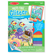 Набор для детского творчества 'Подводный мир', Mess-Free Glitter, Melissa&Doug [9510]