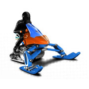 Коллекционная модель снегохода Snow Ride - HW Stunt 2013, сине-оранжевая, Hot Wheels, Mattel [X1734]