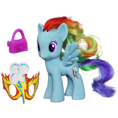Игровой набор с пони Rainbow Dash в карнавальной маске, из серии &#039;Кристальная Империя&#039; (Crystal Empire), My Little Pony [A4076] Игровой набор с пони Rainbow Dash в карнавальной маске, из серии 'Кристальная Империя' (Crystal Empire), My Little Pony [A4076]
