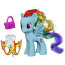 Игровой набор с пони Rainbow Dash в карнавальной маске, из серии 'Кристальная Империя' (Crystal Empire), My Little Pony [A4076] - A4076.jpg