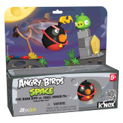 Конструктор-игра 'Fire Bomb Bird vs. Small Minion Pig', Angry Birds, K'Nex [72432]