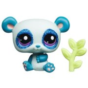 Одиночная сверкающая зверюшка 2011 - Панда, Littlest Pet Shop, Hasbro [36545]