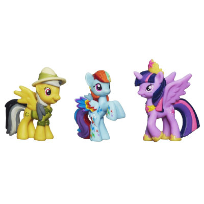 Набор мини-пони &#039;История пони Даринга&#039; (Daring Pony Story) - Daring Do Dazzle, Princess Twilight Sparkle, Rainbowfield Rainbow Dash, My Little Pony [A5462] Набор мини-пони 'История пони Даринга' (Daring Pony Story) - Daring Do Dazzle, Princess Twilight Sparkle, Rainbowfield Rainbow Dash, My Little Pony [A5462]