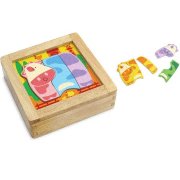 Деревянный пазл 6-в-1 'Корова' (Cow Puzzle Box), I'm Toy [20070]