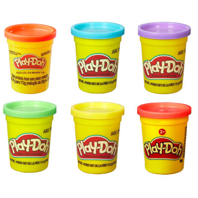 Комплект из 6 баночек пластилина по 112г, Play-Doh, Hasbro [B6756-set] Комплект из 6 баночек пластилина по 112г, Play-Doh, Hasbro [B6756-set]