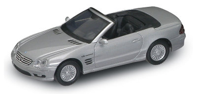 Модель автомобиля Mercedes Benz SL55, серебристая, 1:43, Yat Ming [94247S] Модель автомобиля Mercedes Benz SL55, серебристая, 1:43, Yat Ming [94247S]