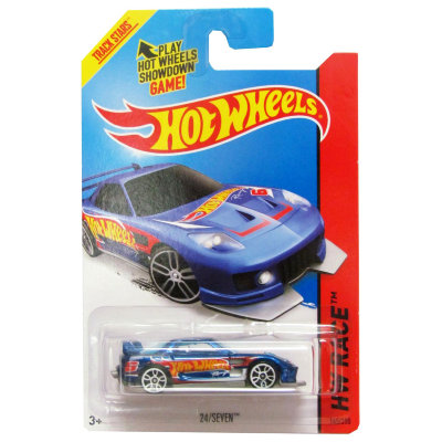 Коллекционная модель автомобиля 24/Seven - HW Race 2014, синяя, Hot Wheels, Mattel [BDD02] Коллекционная модель автомобиля 24/Seven - HW Race 2014, синяя, Hot Wheels, Mattel [BDD02]
