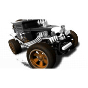 Коллекционная модель автомобиля Baja Bone Shaker - HW Stunt 2013, черная, Mattel [X1658]