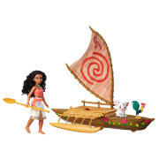 Игровой набор 'Каноэ с проектором и Моана с друзьями' (Starlight Canoe & Friends), 24 см, 'Моана', Hasbro [B8308]
