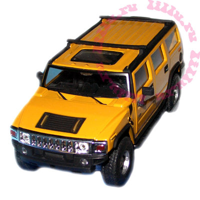 Модель автомобиля Hummer H2 1:43, желтая, Cararama [433ND-1] Модель автомобиля Hummer H2 1:43, Cararama [433ND-1]