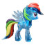 Коллекционная пони 'Радуга Дэш' (Rainbow Dash), прозрачная, специальный выпуск, из виниловой коллекции, Vinyl Collectible, My Little Pony, Funko [2913s] - 2913s.jpg