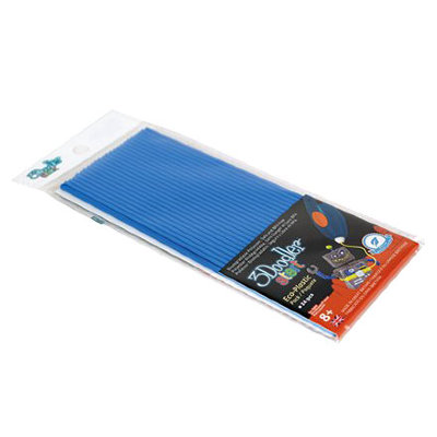Дополнительные пластиковые стержни для 3D-ручки, синяя (Ocean Blue), 3Dooler Start [3DS-ECO05-BLUE-24] Дополнительные пластиковые стержни для 3D-ручки, синяя (Ocean Blue), 3Dooler Start [3DS-ECO05-BLUE-24]