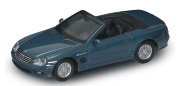 Модель автомобиля Mercedes Benz SL55, синий металлик, 1:43, Yat Ming [94247B]