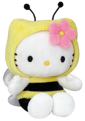 Мягкая игрушка &#039;Хелло Китти - пчелка&#039; (Hello Kitty), 15 см, Jemini [021835BB] Мягкая игрушка 'Хелло Китти - пчелка' (Hello Kitty), 15 см, Jemini [021835BB]