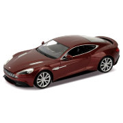 Модель автомобиля Aston Martin Vanquish, бордо, 1:24, Welly [24046]