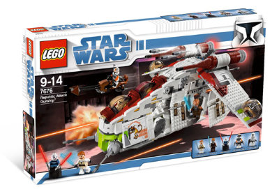 Конструктор &quot;Боевой корабль Республики&quot;, серия Lego Star Wars [7676] Конструктор "Боевой корабль Республики", серия Lego Star Wars [7676]