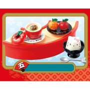 Набор аксессуаров для кукольного японского ресторана в стиле Hello Kitty #5, Re-Ment [15033-5]