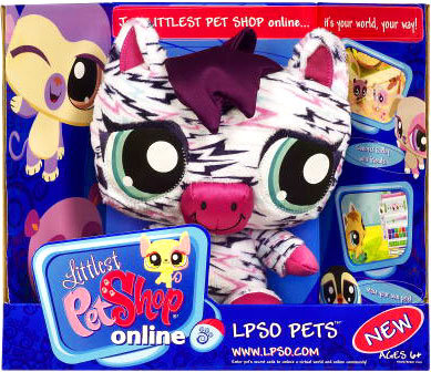 Мягкая игрушка Зебра - LPSO, Littlest Pet Shop Online [93105] Мягкая игрушка Зебра - LPSO, Littlest Pet Shop Online [93105]