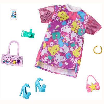Набор одежды для Барби, из специальной серии &#039;Hello Kitty&#039;, Barbie [GJG44] Набор одежды для БНабор одежды для Барби, из специальной серии 'Hello Kitty', Barbie [GJG44]арби, из специальной серии 'Hello Kitty', Barbie [GJG44]