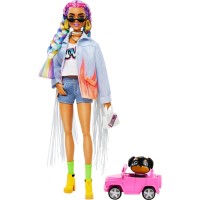 Шарнирная кукла Барби #5 из серии 'Extra', Barbie, Mattel [GRN29]