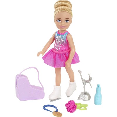 Игровой набор с куклой Челси &#039;Фигуристка&#039;, из серии &#039;Я могу стать&#039;, Barbie, Mattel [HCK68] Игровой набор с куклой Челси 'Фигуристка', из серии 'Я могу стать', Barbie, Mattel [HCK68]