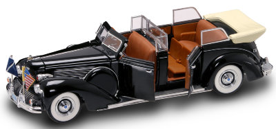 Модель автомобиля Lincoln Sunshine Special 1939, 1:24, &#039;Президентская&#039; серия, Yat Ming [24088] Модель автомобиля Lincoln Sunshine Special 1939, 1:24, 'Президентская' серия, Yat Ming [24088]