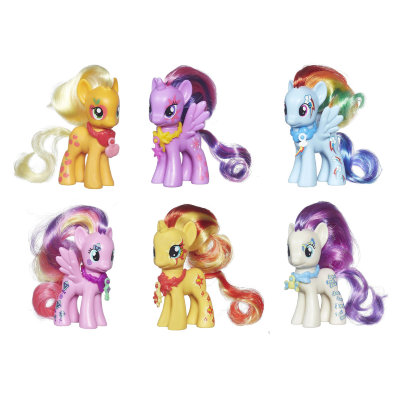 * Комплект из 6 наборов 'Пони в метках', из серии 'Волшебство меток' (Cutie Mark Magic), My Little Pony, Hasbro [B0384-set1] Комплект из 6 наборов 'Пони в метках', из серии 'Волшебство меток' (Cutie Mark Magic), My Little Pony, Hasbro [B0384-set1]