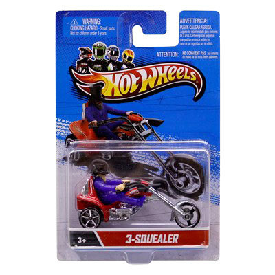 Коллекционная модель мотоцикла 3-Squealer - HW City, Hot Wheels, Mattel [X2088] Коллекционная модель мотоцикла 3-Squealer - HW City, Hot Wheels, Mattel [X2088]