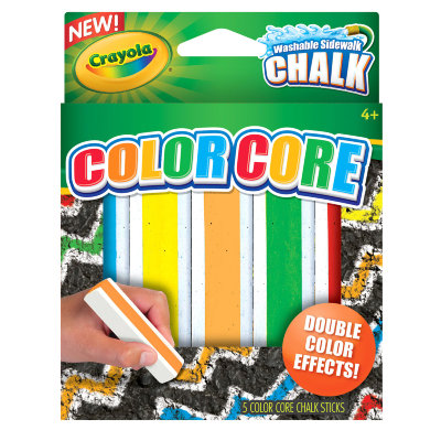 Цветные толстые мелки для асфальта 'Со стержнем', 5 штук, Crayola [03-5801] Цветные толстые мелки для асфальта 'Со стержнем', 5 штук, Crayola [03-5801]