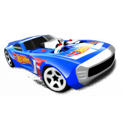 Коллекционная модель автомобиля Nitro Doorslammer - HW Racing 2013, синий металлик, Hot Wheels, Mattel [X1741]