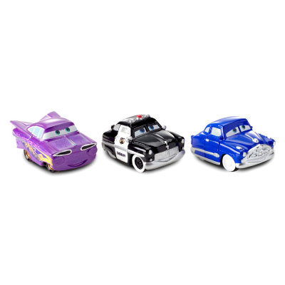 Набор трех микро-машинок Doc Hudson, Sheriff, Ramone, серия 'Тачки. Микро-Дрифтеры' (Cars - Micro Drifters), Mattel [Y1128] Набор трех микро-машинок Doc Hudson, Sheriff, Ramone, серия 'Тачки. Микро-Дрифтеры' (Cars - Micro Drifters), Mattel [Y1128]