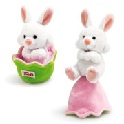 Мягкая игрушка 'Пасхальный кролик в зеленом яйце', 9см, специальный выпуск из серии 'Sweet Collection', Trudi [2944-379]
