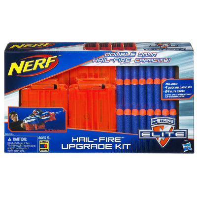 Набор запасных 'патронов' и 'магазинов' Hail-Fire, NERF Elite, тип CLIP system, Hasbro [A0091] Набор запасных 'патронов' и 'магазинов' Hail-Fire, NERF Elite, тип CLIP system, Hasbro [A0091]