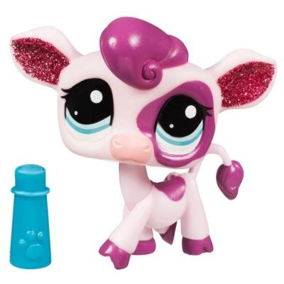 Одиночная сверкающая зверюшка 2011 - Телёнок, Littlest Pet Shop, Hasbro [26664] Одиночная сверкающая зверюшка 2011 - Телёнок, Littlest Pet Shop, Hasbro [26664]